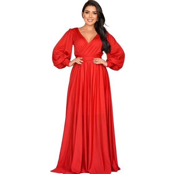 Imagem de Vestido de festa Vermelho Madrinhas