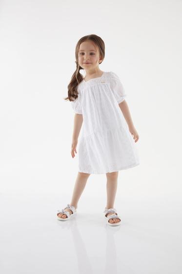 Imagem de Vestido de laise branco com forro 100% algodão (up baby)