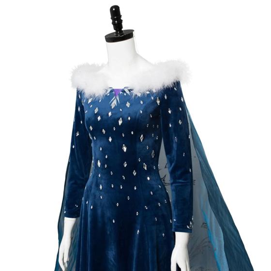 Elsa Adulto Fantasia De Elsa Vestido Elsa Frozen Adulto Cosplay