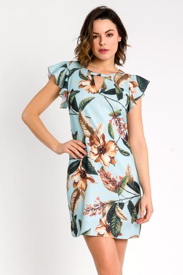 Imagem de Vestido Estampado Floral Verde P