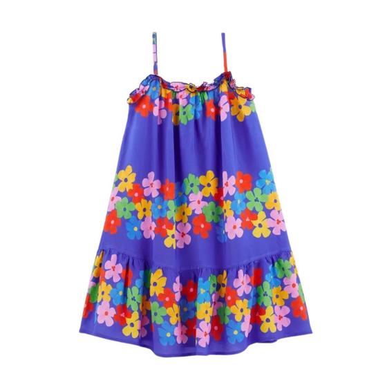 Imagem de Vestido Fábula Midi Cor De Flor