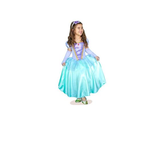 Imagem de Vestido Fantasia Princesa Ariel Sereia  + Tiara