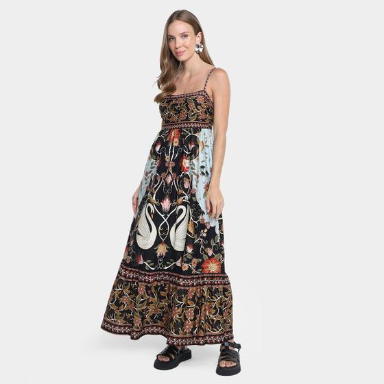 Imagem de Vestido Farm Midi Noite Dos Cisnes Feminino