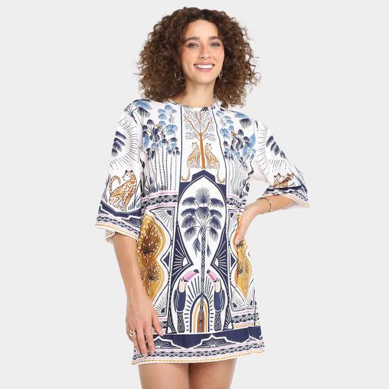 Vestido Farm Tshirt Big Chapada Dos Veadeiros