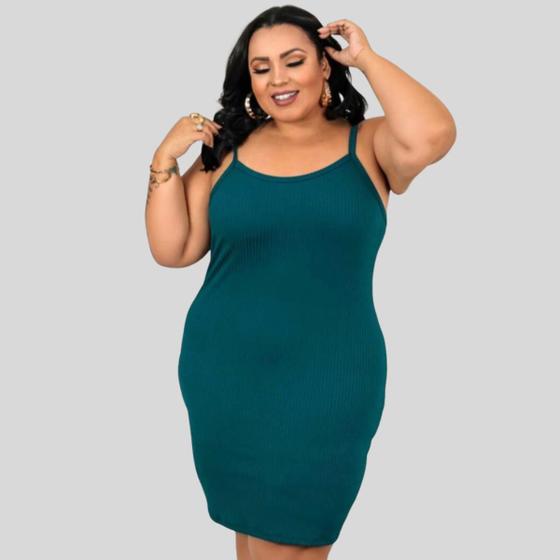 Imagem de Vestido Feminino Alcinha Plus Size