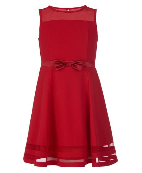 Imagem de Vestido feminino Calvin Klein sem mangas Fit Flare Cherry tamanho 12