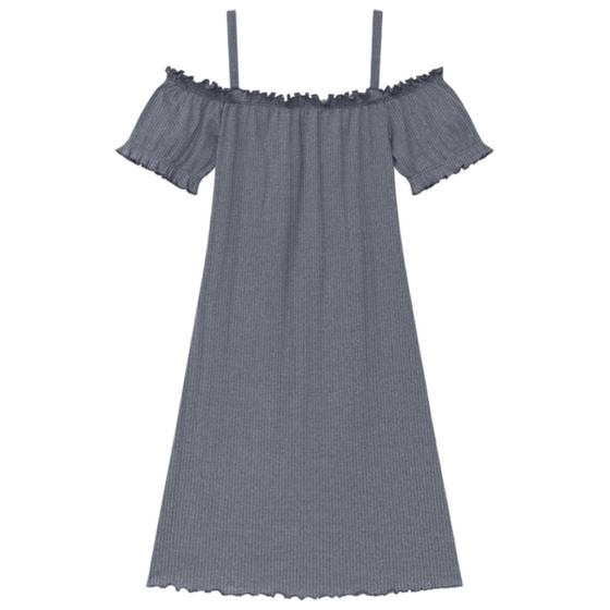 Imagem de Vestido Feminino Laranja Folhas 5000060  Amora