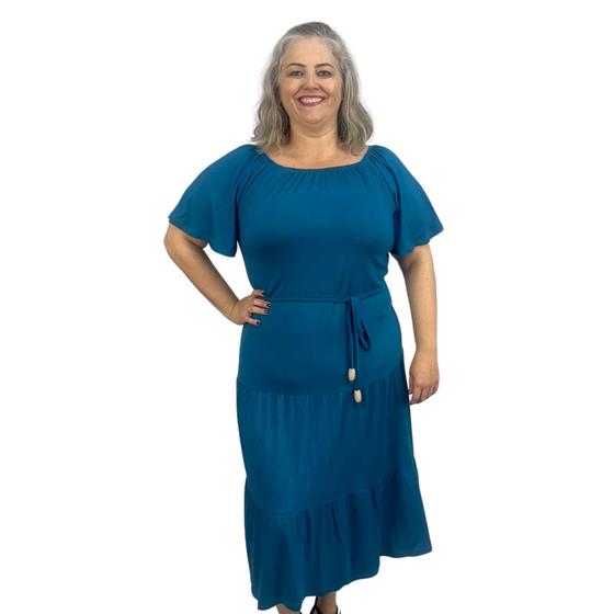 Imagem de Vestido Feminino Moda 3 Marias Plus Size