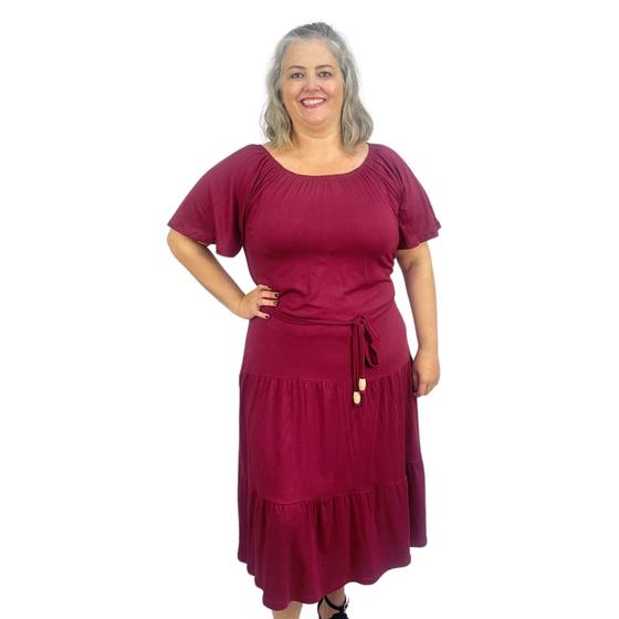 Imagem de Vestido Feminino Moda 3 Marias Plus Size