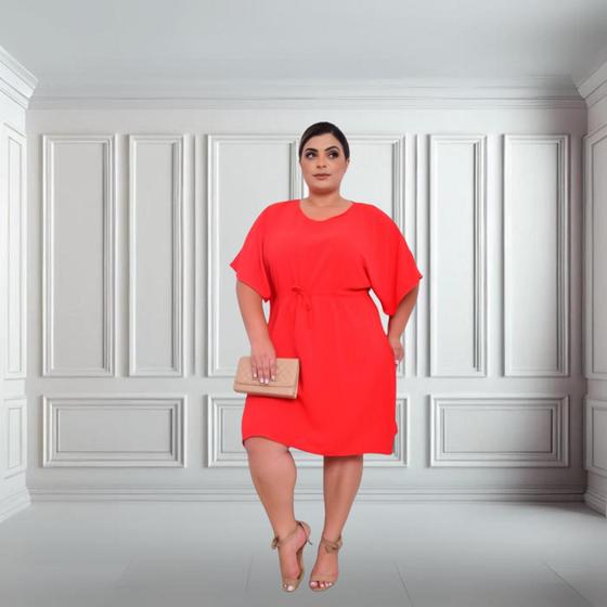 Imagem de Vestido Feminino Plus Size Moda Tendência Qualidade Premium