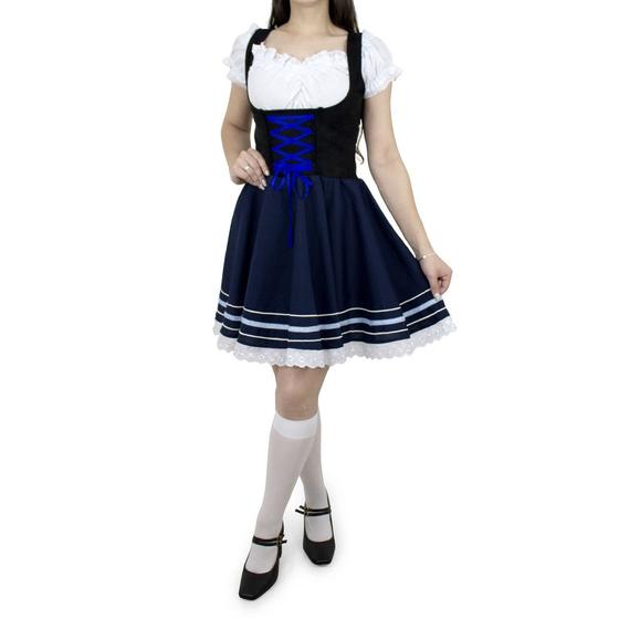 Imagem de Vestido Feminino Ramire Festa Alemã Oktoberfest Marinho