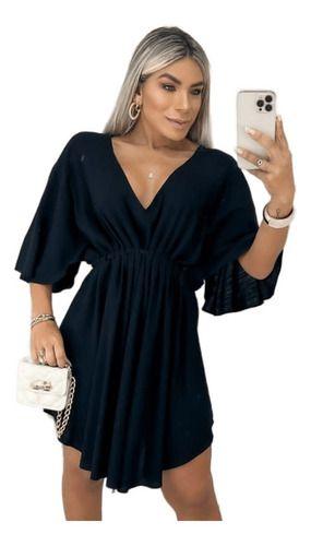 Imagem de Vestido Feminino Tendência Viscose Caimento Longo R68