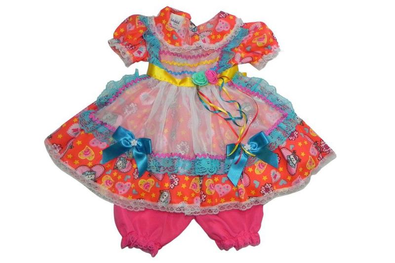 Imagem de Vestido Festa Junina Baba de Moça