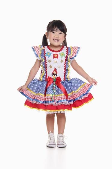 Imagem de Vestido Festa Junina Infantil Muvile 9941