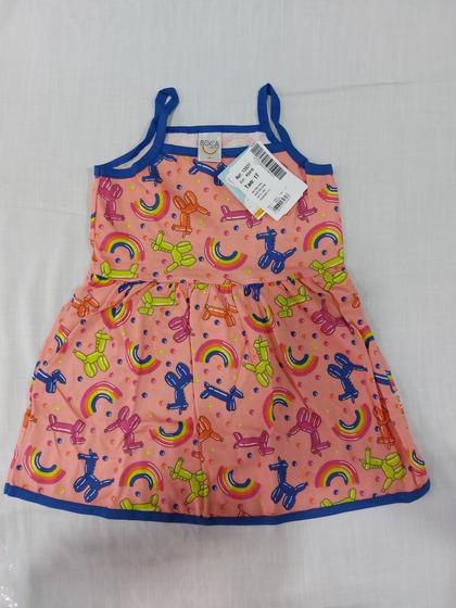 Imagem de Vestido  fru fru infantil feminino tam 1 ano