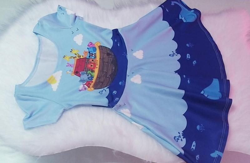 Imagem de Vestido Infantil Arca de Noé