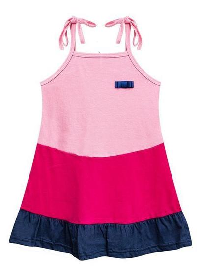 Imagem de Vestido Infantil Basic De Lacinho