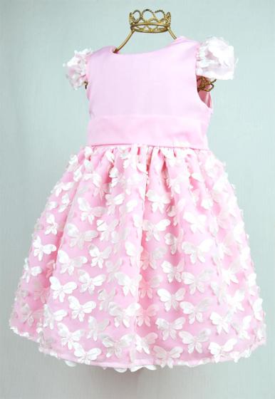 Imagem de Vestido  Infantil Borboletas Rosa