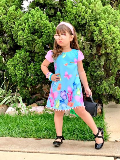 Imagem de Vestido Infantil esta Ensaio Fotográfico Roupa Blogueirinha Menina