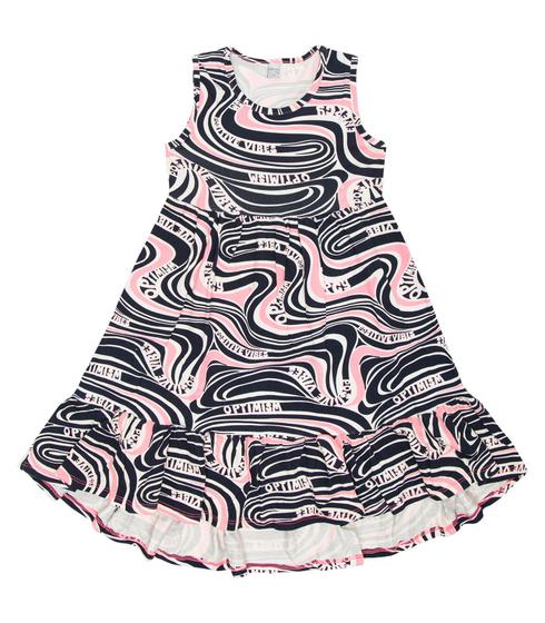 Imagem de Vestido Infantil Estampado Infinita Cor Rosa