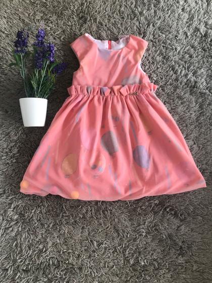 Imagem de Vestido infantil feminino estampado mon sucré