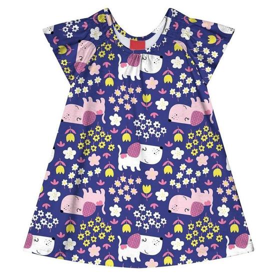 Imagem de Vestido infantil - feminino - tamanho 1 1000690 - kyly 