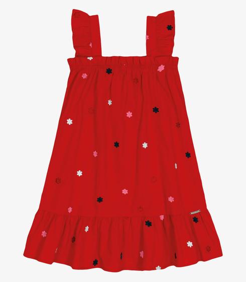 Imagem de Vestido Infantil Feminino Trick Nick Vermelho