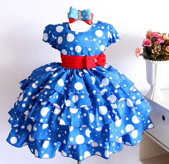 Imagem de Vestido Infantil Galinha Pintadinha Festa Temática E Tiara