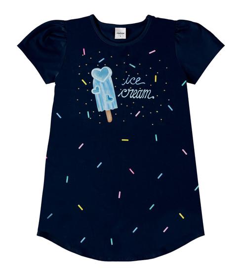 Imagem de Vestido Infantil Ice Cream Rovi Kids Azul