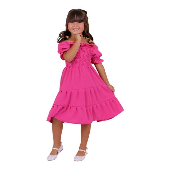 Imagem de  vestido infantil juvenil ciganinha menina mini diva fashion moda verão natal ano novo casual