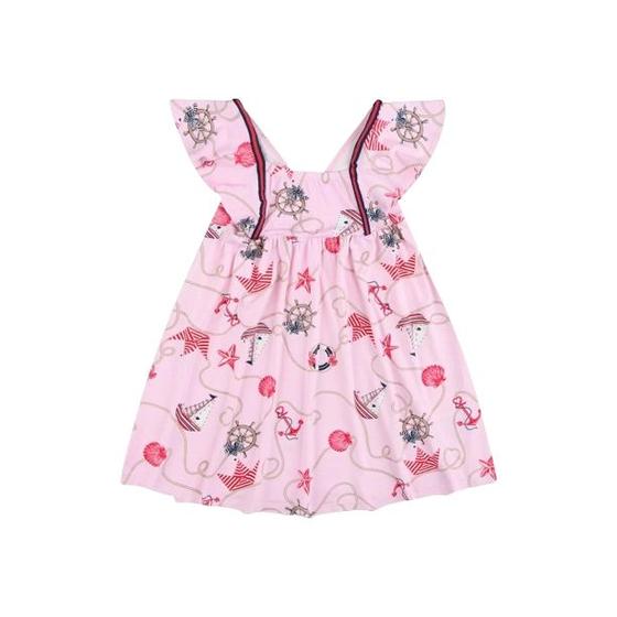 Imagem de Vestido infantil m/c rovitex oceano ref. 3134112 viscose + elastano - tamanho.04