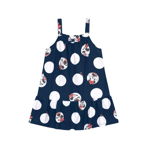 Imagem de Vestido infantil menina da minnie mouse poá Brandili