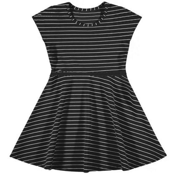 Imagem de Vestido Infantil Menina Festa Listrado 1 A 10