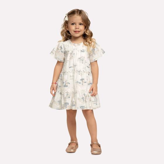 Imagem de Vestido Infantil Menina Milon