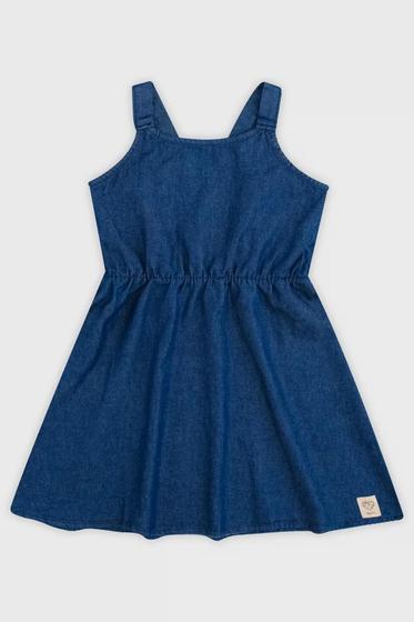 Imagem de Vestido Infantil Menina Tecido Chambray