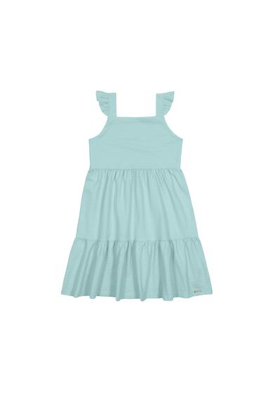 Imagem de Vestido Infantil Menina Texturizado com Babados Tam 8 ao 16