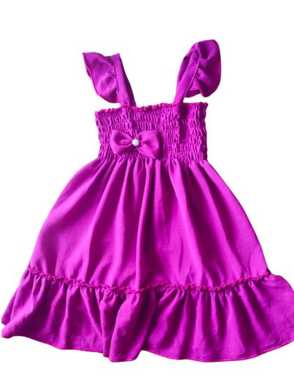 Imagem de Vestido Infantil Menina Verão Fresquinho Lindo Confortável