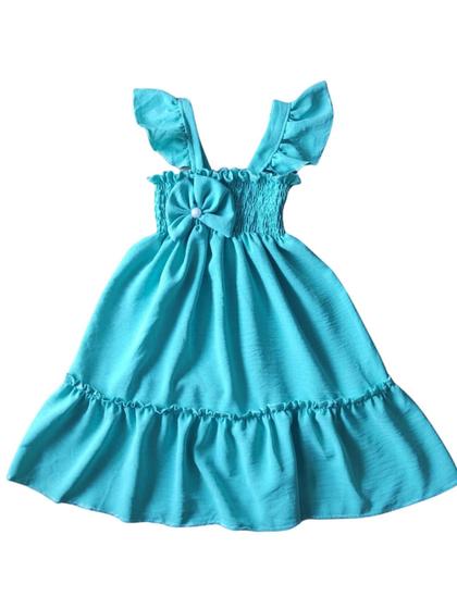 Imagem de Vestido Infantil Menina Verão Fresquinho Lindo Confortável