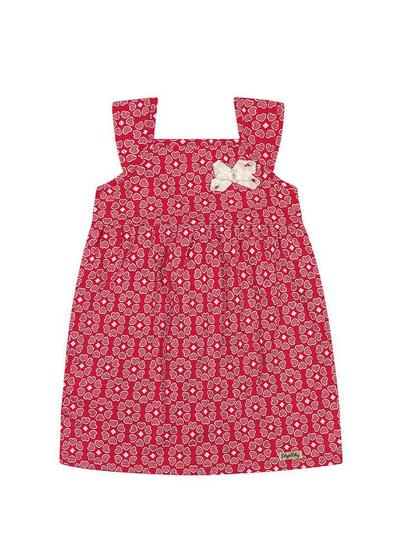 Imagem de Vestido infantil meninas em malha coracoes com glitter