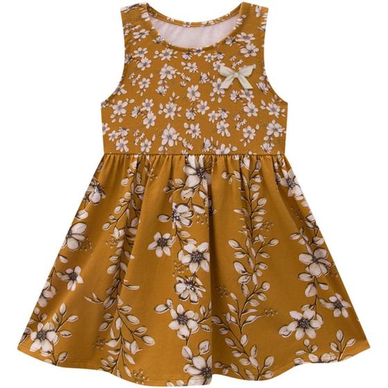 Imagem de Vestido Infantil Milon Em Cotton Flores Vestido Milon Flores