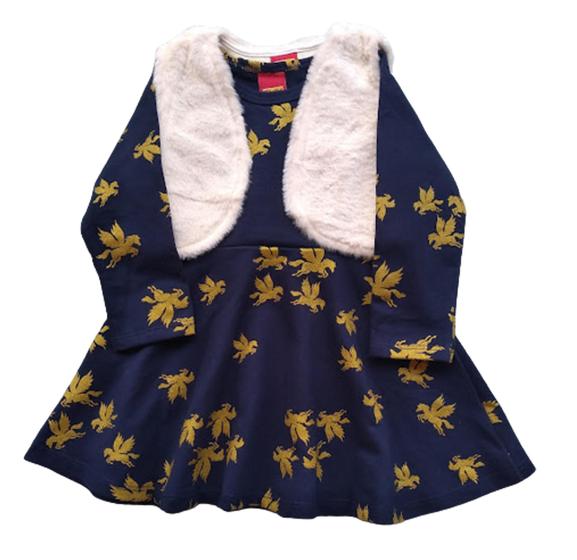 Imagem de Vestido Infantil ML com Colete Kyly