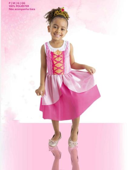 Imagem de Vestido Infantil Princesa Aurora