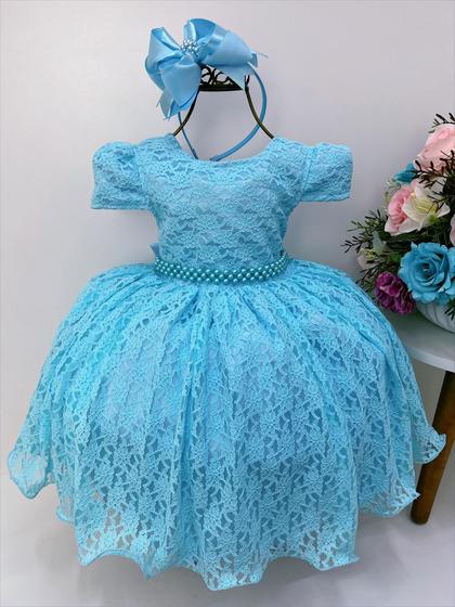 Vestido Infantil Realeza Azul Com Renda E Pérolas Festa Luxo - Enjoy - Vestido Infantil - Magazine Luiza Vestido Infantil Realeza Azul Com Renda E Pérolas Festa Luxo - Enjoy - Vestido Infantil - Magazine Luiza