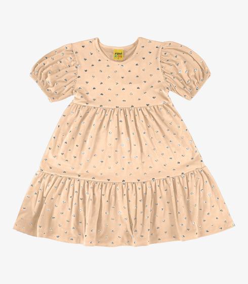 Imagem de Vestido Infantil Rovi Kids Bege