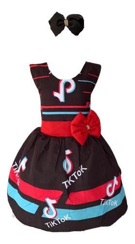 Imagem de Vestido Infantil Tik Blogueira Social