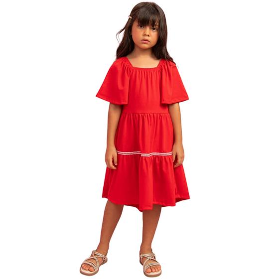 Imagem de Vestido Infantil Vermelho You+Me