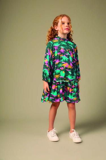 Imagem de Vestido Infantil Viscose Plana Ciência - Bugbee