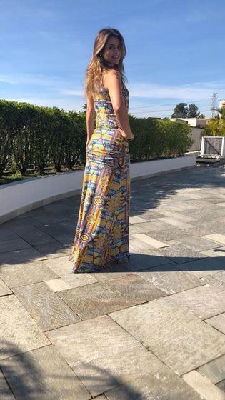 Imagem de Vestido Julia Drapeado Estampado