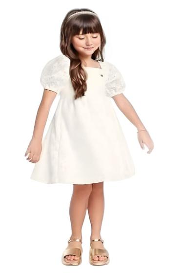 Imagem de Vestido Juvenil Menina Renda Forrado Trick Nick