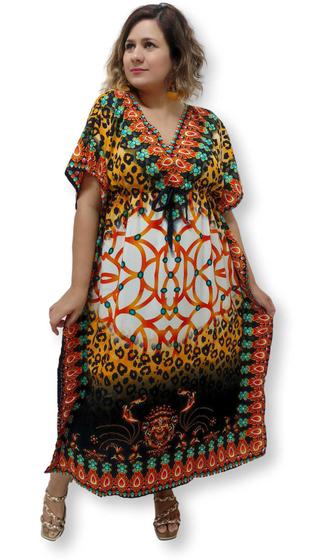 Kaftan Roupa Indiana Feminina Plus Size Vestido Kaftan Indiano